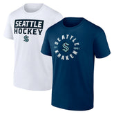 NHL Seattle Kraken Fanatics Big & Tall 2-Pack T-Shirt Set