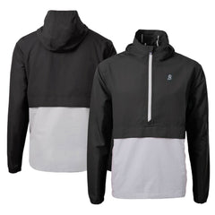 Baltimore Orioles Cutter & Buck City Connect Charter Eco Recycled Half-Zip Anorak Jacket - Black/Gray Jackets