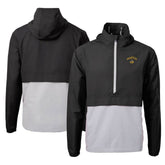 Seattle Mariners Cutter & Buck City Connect Charter Eco Recycled Half-Zip Anorak Jacket - Black/Gray Jackets