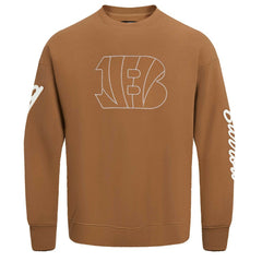 Joe Burrow Cincinnati Bengals Pro Standard Pullover Crewneck Sweatshirt Brown