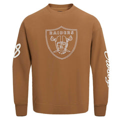 Maxx Crosby Las Vegas Raiders Pro Standard Pullover Crewneck Sweatshirt Brown