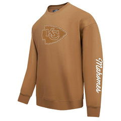 Patrick Mahomes Kansas City Chiefs Pro Standard Pullover Crewneck Sweatshirt Brown