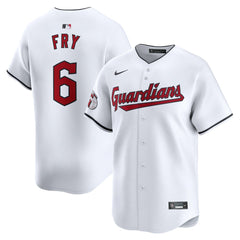 MLB David Fry Cleveland Guardians Nike Home Limited Player Jersey - White