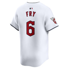 MLB David Fry Cleveland Guardians Nike Home Limited Player Jersey - White