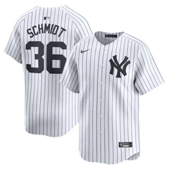 MLB Clarke Schmidt New York Yankees Nike Home Limited Player Jersey - White