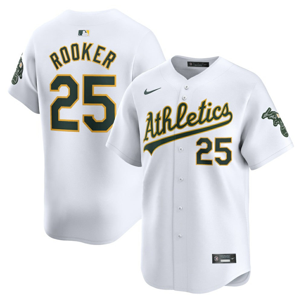 MLB Brent Rooker Athletics Nike Home Limited Player Jersey - White