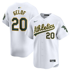 MLB Zack Gelof Athletics Nike Home Limited Player Jersey - White