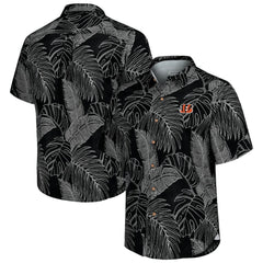 Cincinnati Bengals Sport Vine Line Button-Down Shirt Black