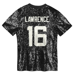 NFL Trevor Lawrence Jacksonville Jaguars Girls Youth Sequin V-Neck Fashion Jersey - Black outlet