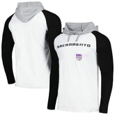 Sacramento Kings Stadium Essentials Unisex Terrace Long Sleeve Hooded T-Shirt White
