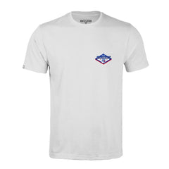 NHL New York Rangers Levelwear Richmond Club Patch 2.0 T-Shirt - White