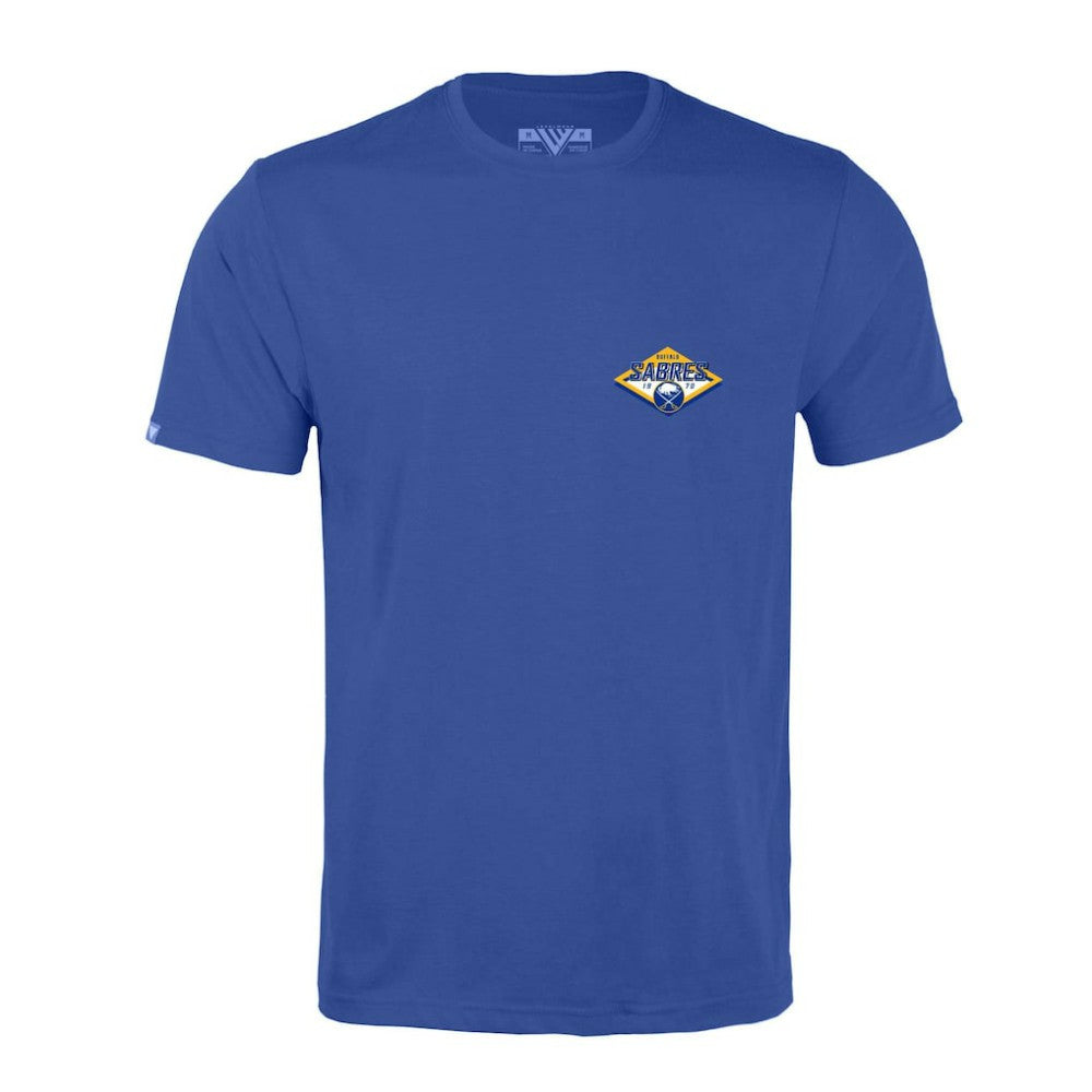 NHL Buffalo Sabres Levelwear Richmond Club Patch 2.0 T-Shirt - Royal