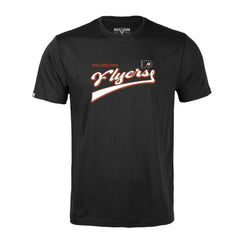 NHL Philadelphia Flyers Levelwear Richmond Retro Script T-Shirt - Black
