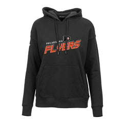 NHL Philadelphia Flyers Levelwear Women's Adorn Premier 2.0 Fleece Pullover Hoodie - Black