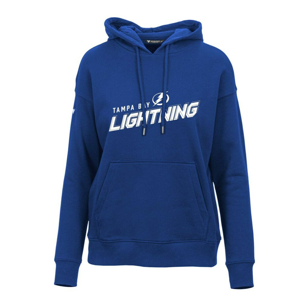 NHL Tampa Bay Lightning Levelwear Women's Adorn Premier 2.0 Fleece Pullover Hoodie - Blue