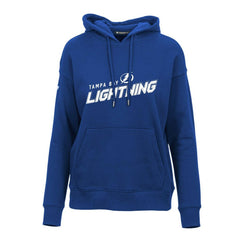 NHL Tampa Bay Lightning Levelwear Women's Adorn Premier 2.0 Fleece Pullover Hoodie - Blue