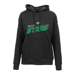 NHL Dallas Stars Levelwear Women's Adorn Premier 2.0 Fleece Pullover Hoodie - Black