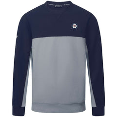 NHL Winnipeg Jets Levelwear Legacy Insignia Core Sweatshirt - Navy/Gray