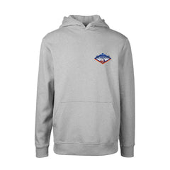 NHL New York Islanders Levelwear Youth Podium Club Patch 2.0 Fleece Pullover Hoodie - Gray