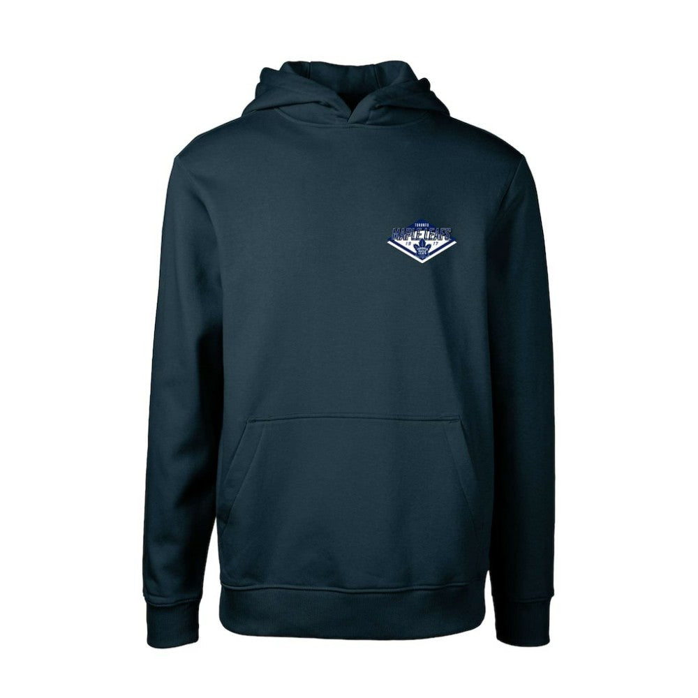NHL Toronto Maple Leafs Levelwear Youth Podium Club Patch 2.0 Fleece Pullover Hoodie - Navy