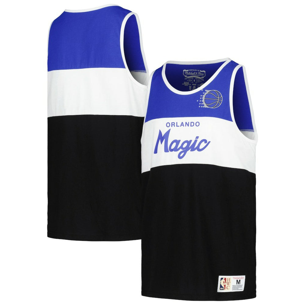 Orlando Magic Youth Hardwood Classics Special Script Tank Top Blue/Black