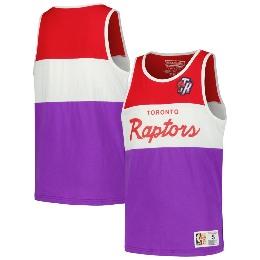Toronto Raptors Youth Hardwood Classics Special Script Tank Top Purple