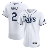 MLB Yandy Diaz Tampa Bay Rays Nike Home Elite Player Jersey - White