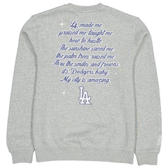 New Era Women's Bella Dona x Los Angeles Dodgers Pullover Sweatshirt - Gray Pullover