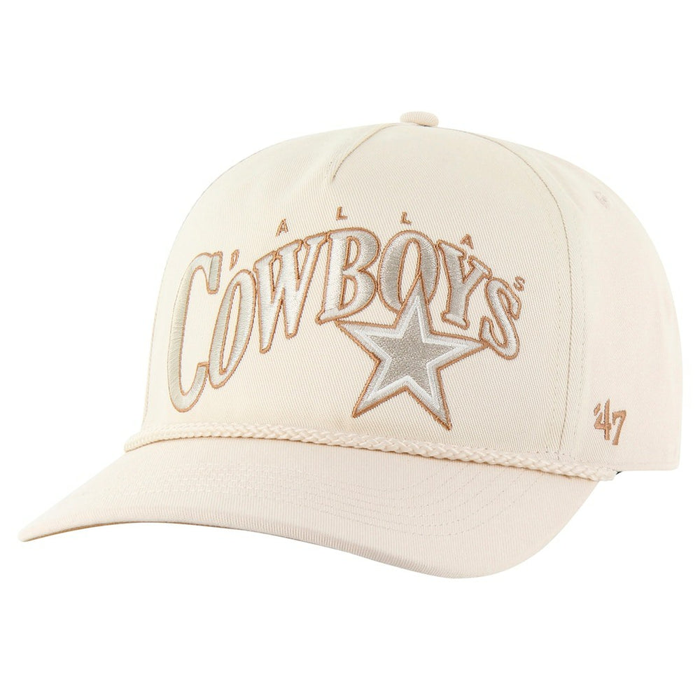 Dallas Cowboys '47 Wave Rope Hitch Adjustable Hat Natural