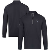 Colorado Rockies Levelwear Theory Insignia Quarter-Zip Pullover - Black Pullover