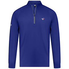 Toronto Blue Jays Levelwear Theory Insignia Quarter-Zip Pullover - Royal Pullover