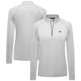 Toronto Blue Jays Levelwear Women's Kinetic Insignia Quarter-Zip Pullover - White Pullover