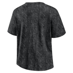NHL Pittsburgh Penguins Fanatics Women's Faded Wash T-Shirt - Black