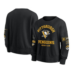 NHL Pittsburgh Penguins Fanatics Women's Go Team Pullover Sweatshirt - Black