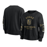 NHL Vegas Golden Knights Fanatics Women's Go Team Pullover Sweatshirt - Black