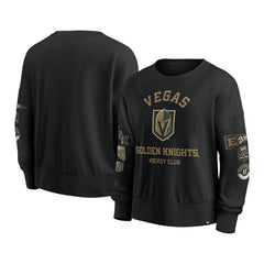 NHL Vegas Golden Knights Fanatics Women's Go Team Pullover Sweatshirt - Black