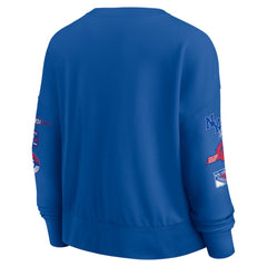 NHL New York Rangers Fanatics Women's Go Team Pullover Sweatshirt - Blue