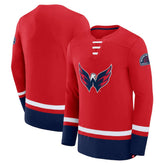 NHL Washington Capitals Fanatics High Point Long Sleeve T-Shirt - Red