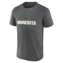 NHL Minnesota Wild Fanatics Property Of T-Shirt - Heather Charcoal