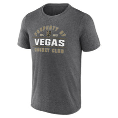 NHL Vegas Golden Knights Fanatics Property Of T-Shirt - Heather Charcoal