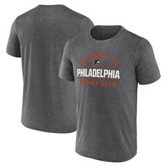 NHL Philadelphia Flyers Fanatics Property Of T-Shirt - Heather Charcoal