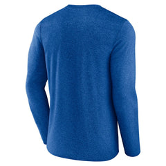 NHL St. Louis Blues Fanatics Transition Long Sleeve T-Shirt - Heather Blue
