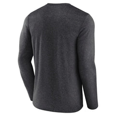 NHL San Jose Sharks Fanatics Transition Long Sleeve T-Shirt - Heather Charcoal