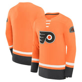 NHL Philadelphia Flyers Fanatics Vintage High Point Long Sleeve T-Shirt - Orange