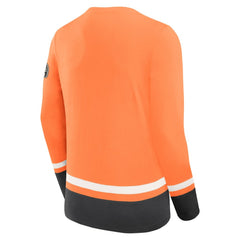 NHL Philadelphia Flyers Fanatics Vintage High Point Long Sleeve T-Shirt - Orange