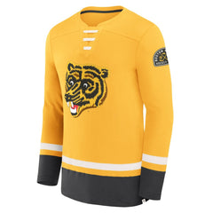 NHL Boston Bruins Fanatics Vintage High Point Long Sleeve T-Shirt - Gold