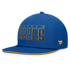 NHL Buffalo Sabres Fanatics Fundamental Gino Stack Snapback Hat - Royal