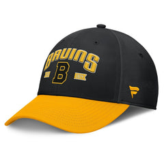 NHL Boston Bruins Fanatics Heritage Captain Flex Hat - Black/Gold