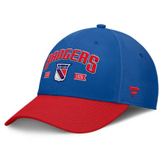 NHL New York Rangers Fanatics Heritage Captain Flex Hat - Blue/Red