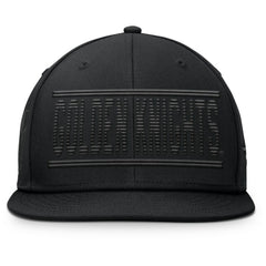 NHL Vegas Golden Knights Fanatics Heritage Ice Time Wordmark Fitted Hat - Black